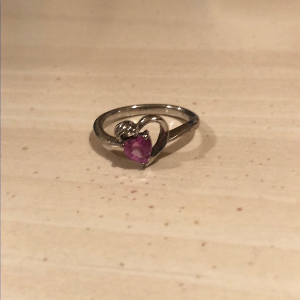 Silver ring from Kay jewelers